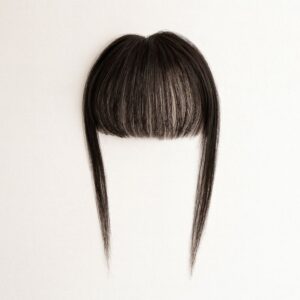 human hair fringes with side flicks